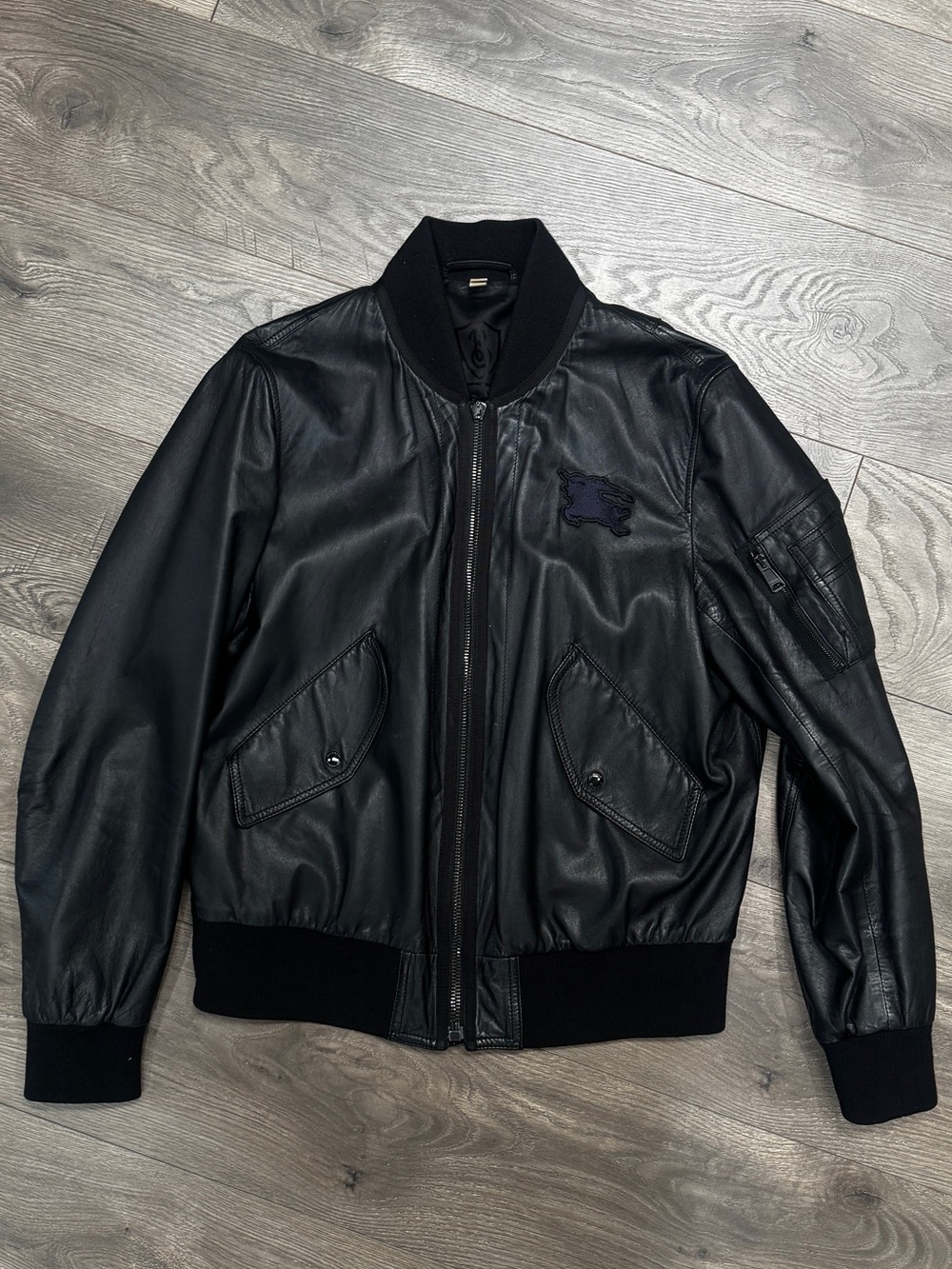 Burberry EKD Bomber Lambskin Jacket